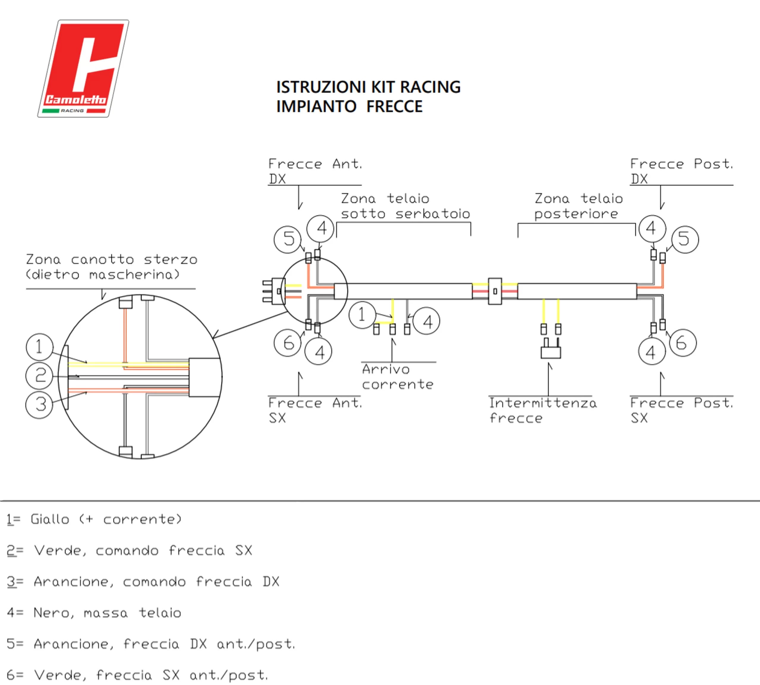 Kit impianto elettrico Frecce - immagine 2