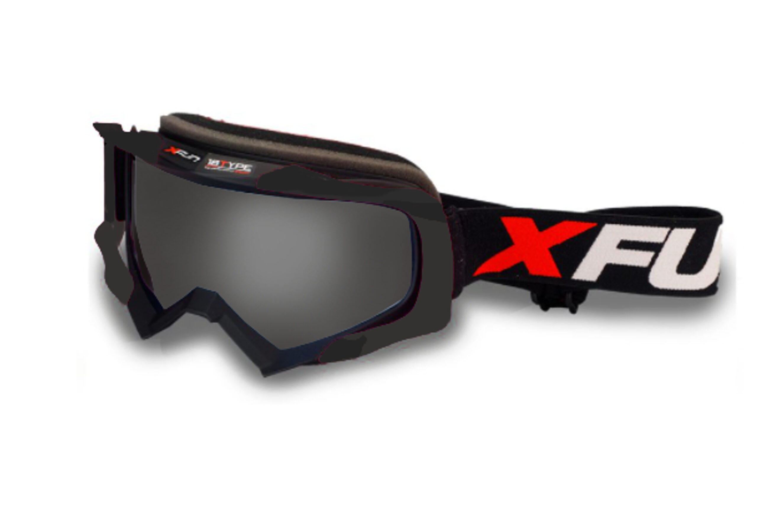 OCCHIALE MOTOCROSS 18 TYPE XFUN - BLACK